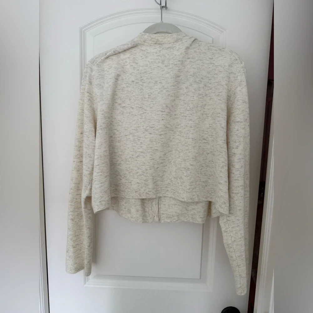 Aritzia Sicily Cardigan size large heather birch - Picture 4 of 5